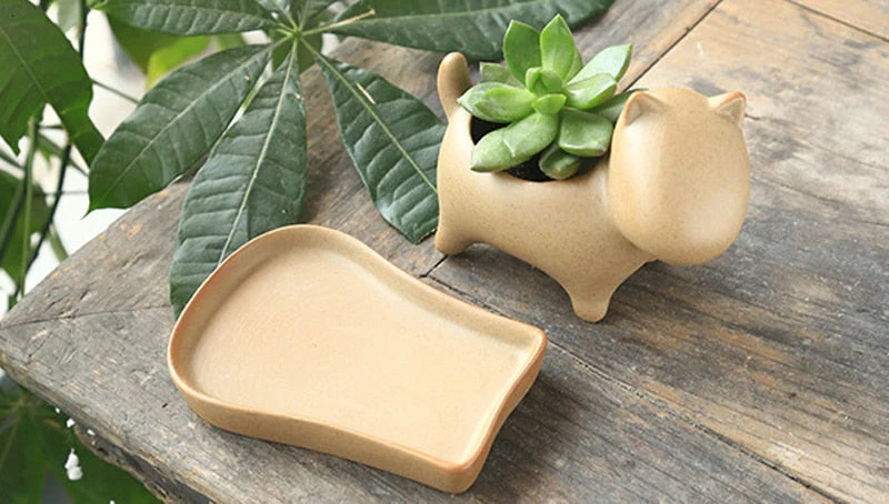 Elephant Minimal Ceramic Flower Pot - Image 5