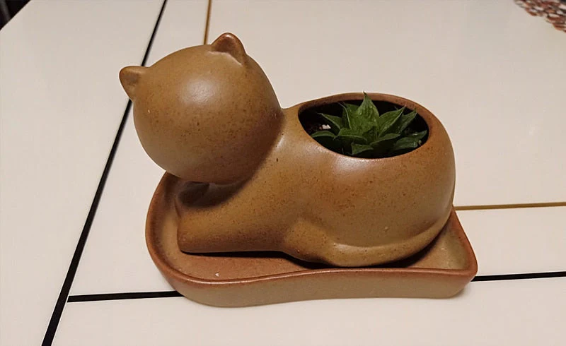 Elephant Minimal Ceramic Flower Pot - Image 8