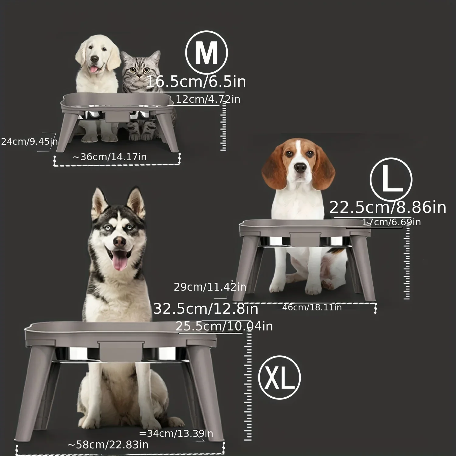 Elevated Healthy Digestion Comfortable Feeding Dog Bowls - Image 4