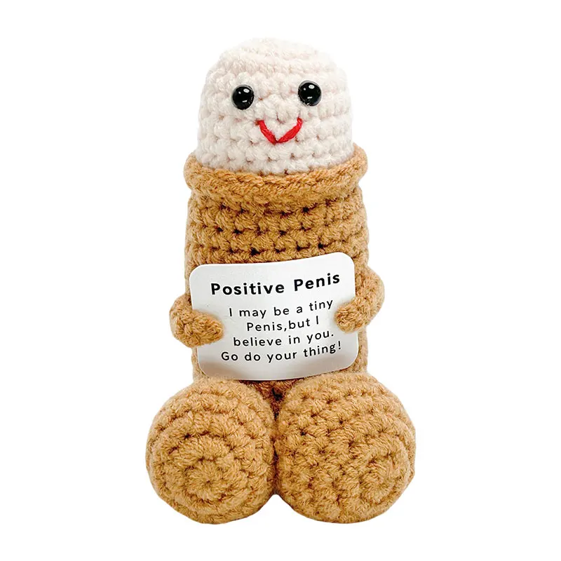 Emotional Support Adult Humor Crochet Doll - Image 9