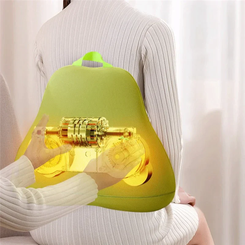 Ergonomic Back Support Heated Vibration Massager - Image 7
