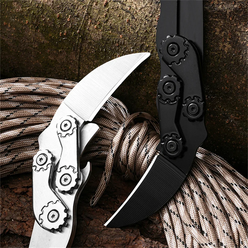 Ergonomic Handle Foldable Karambit EDC Knife - Image 5