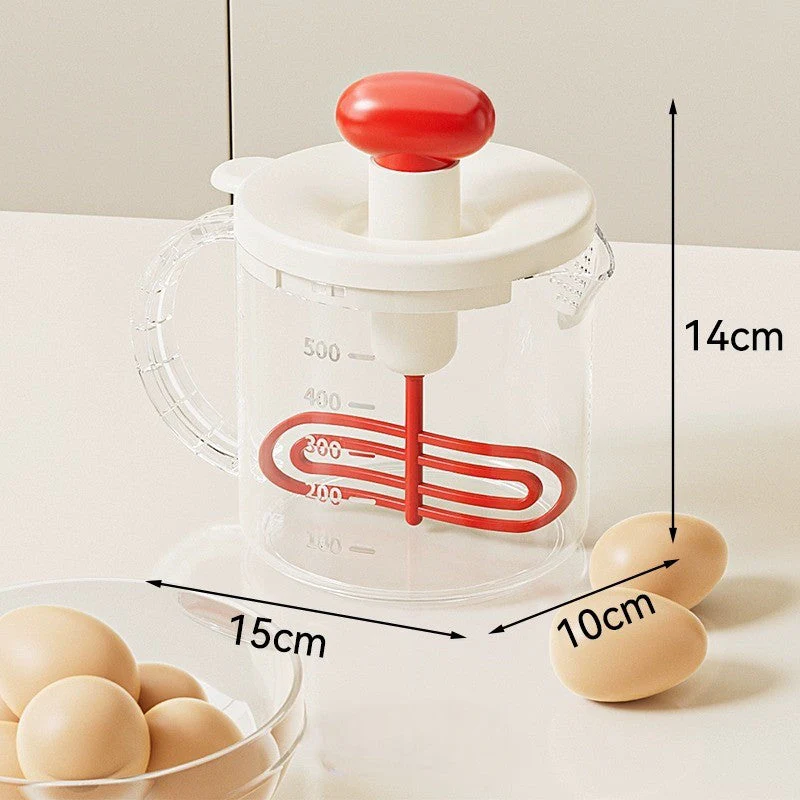 Ergonomic Handle Kitchen Egg Whisk Cup - Image 7