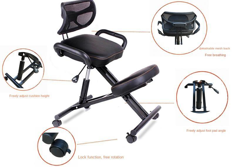 Ergonomic Height Adjustable Knee Support Chair - Image 8