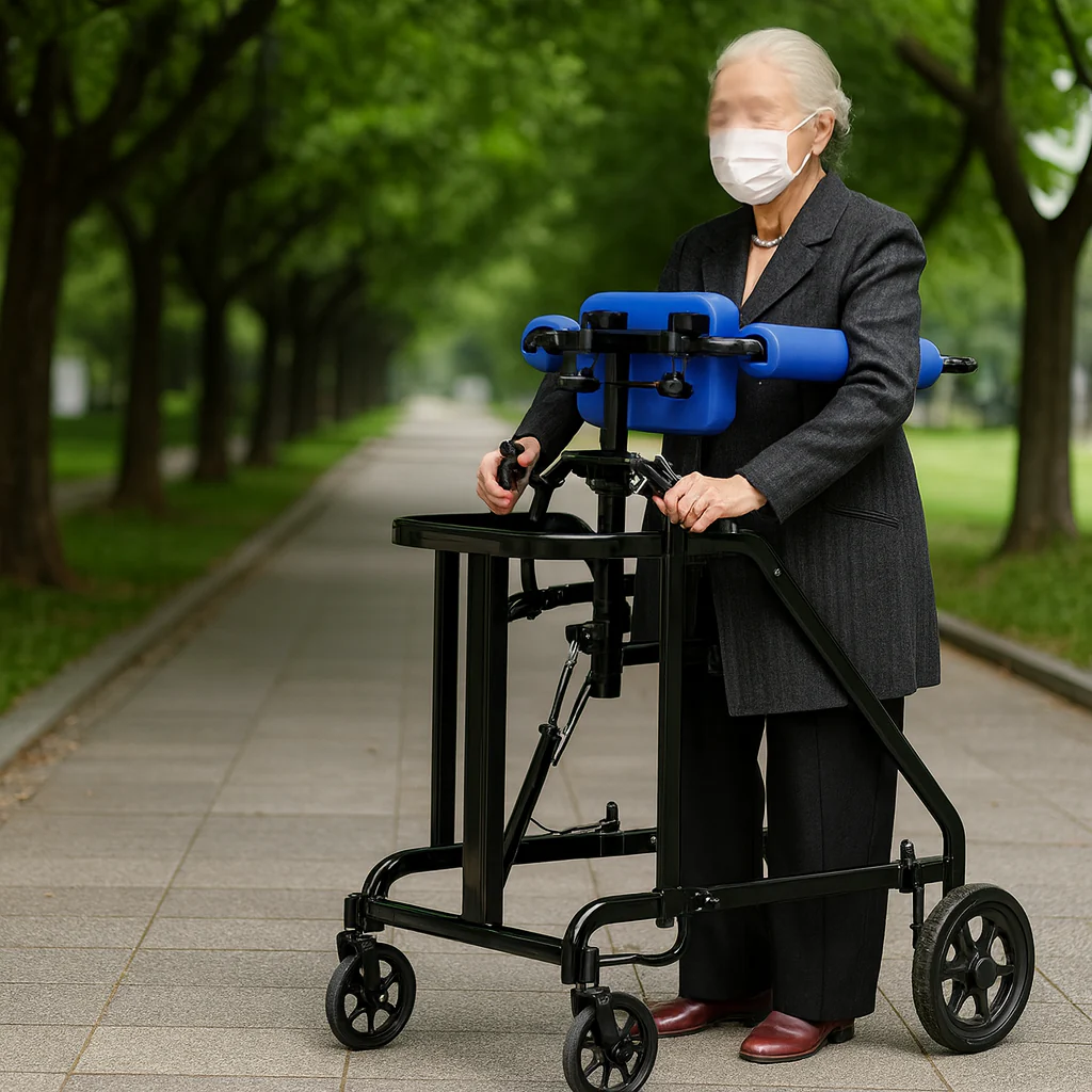 Ergonomic Walking Rehabilitation Stand Assist Trainer Walker - Image 2