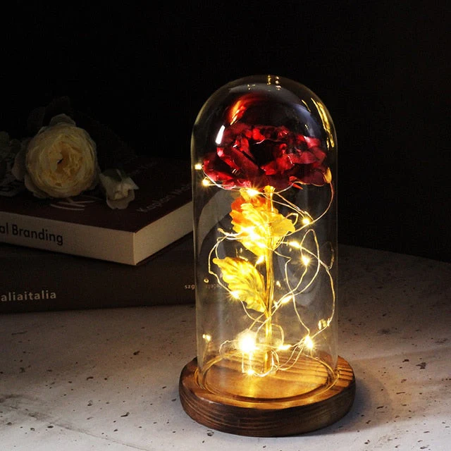 Eternal Artificial Rose Glass Dome - Image 15