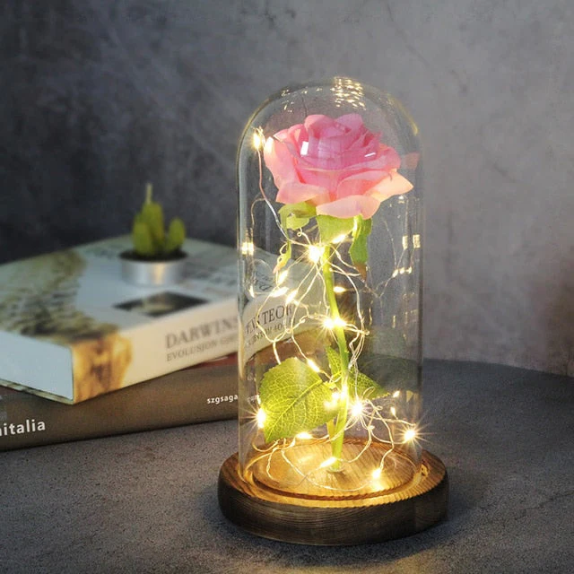 Eternal Artificial Rose Glass Dome - Image 19