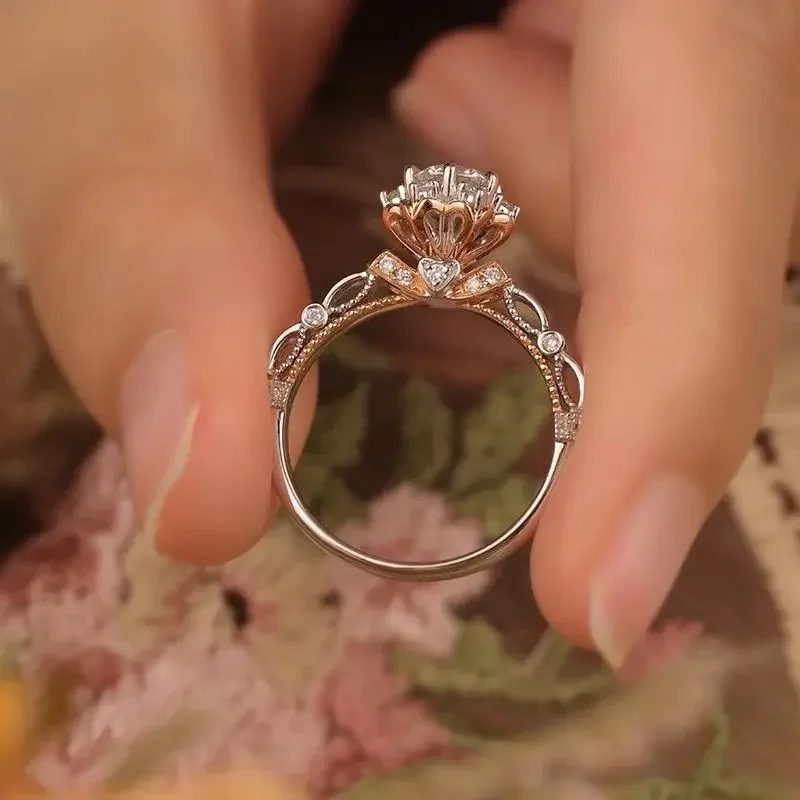 Eternal Rose Moissanite Women Ring - Image 4