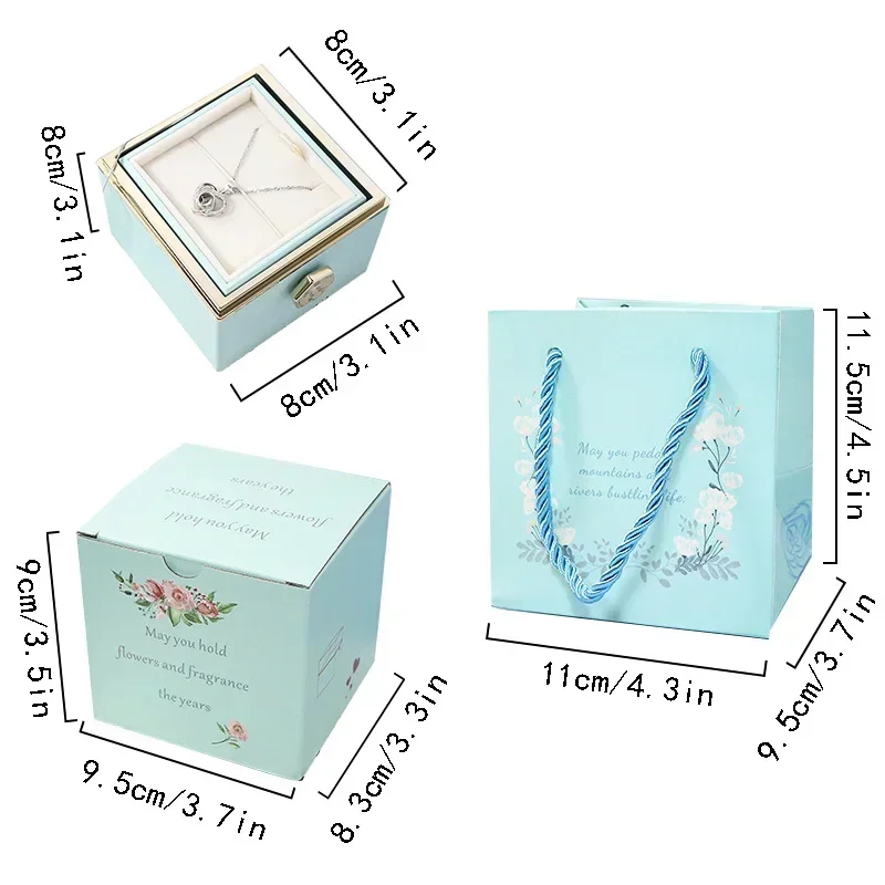 Eternal Rose Spin Display Jewelry Box - Image 6