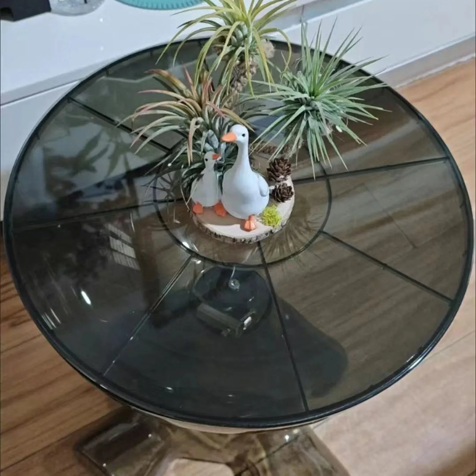 European Acrylic Transparent Space-Saving Coffee Table - Image 5