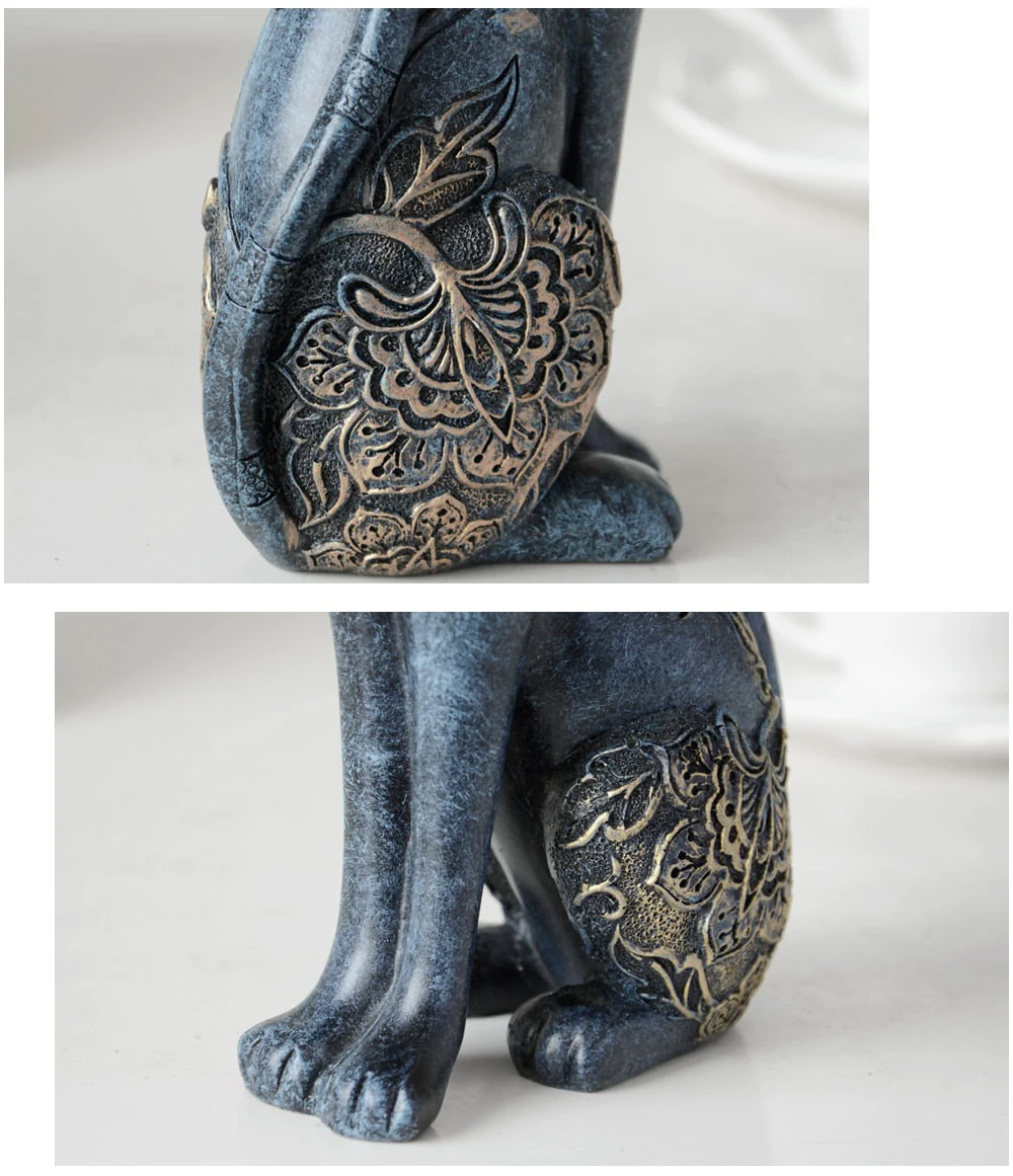 European Cute Resin Cat Figurines - Image 4