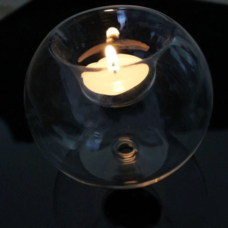 European Elegant Crystal Glass Candle Holder - Image 4