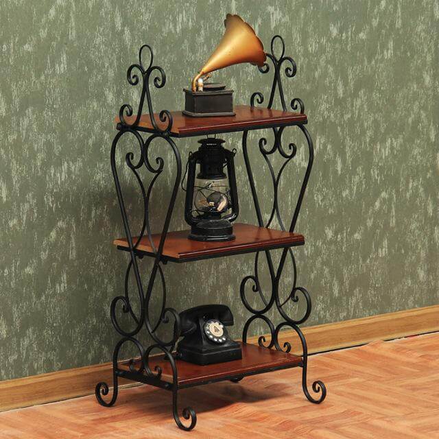 European Ground Iron Book Shelf - Image 2
