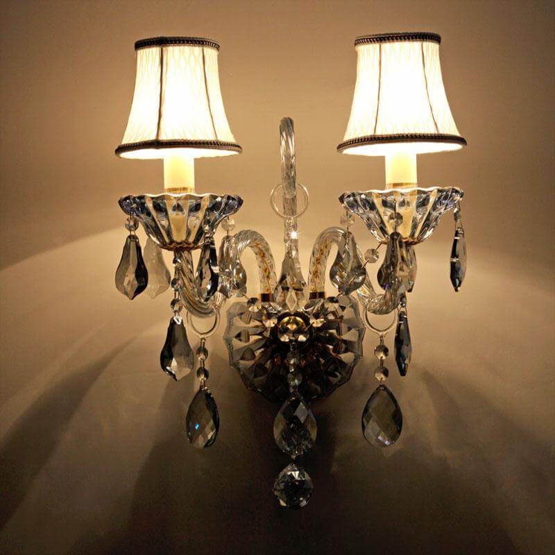 European Luxury Crystal Wall Lights - Image 4