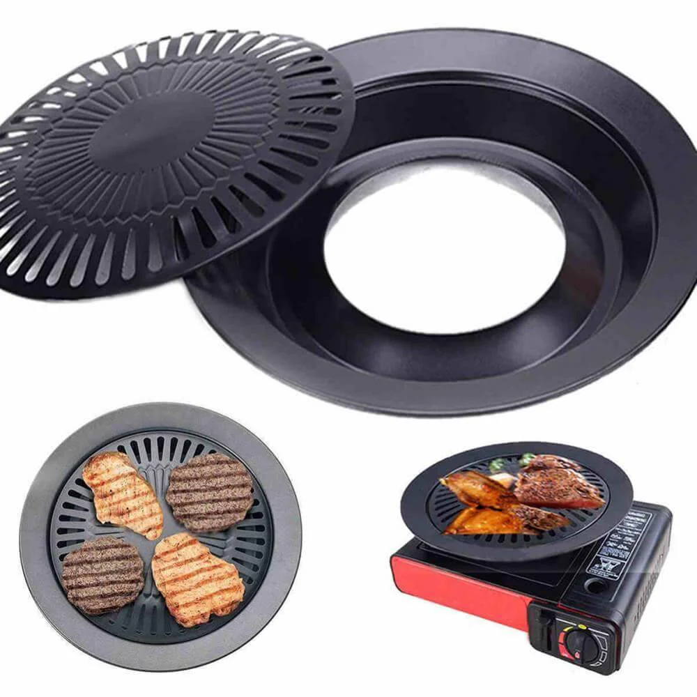 European Outdoor Smokeless Non-Stick Gas Barbecue Grill Tool - Image 2