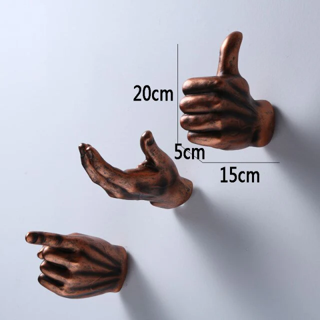 European Retro Hand Wall Decor - Image 3