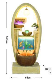 European Style Creative Fish Tank Decoration with Led Chandelier - Image 8