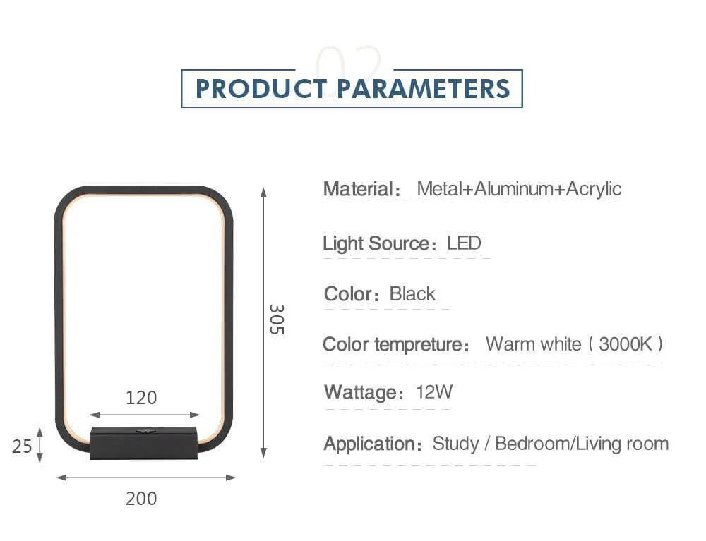 Eye Friendly Minimalist LED Table Lamp - Image 7