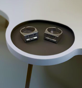 F*ck You Everything Rotating Mood Control Ring - Image 6