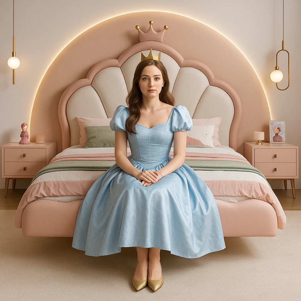 Fairy Tale Princess Crown Kids Bed - Image 2