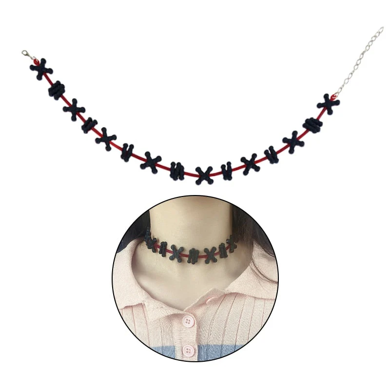 Fake Blood Drip Halloween Necklaces - Image 7