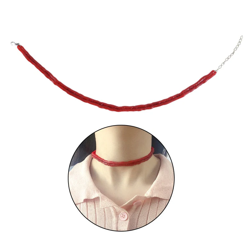 Fake Blood Drip Halloween Necklaces - Image 8