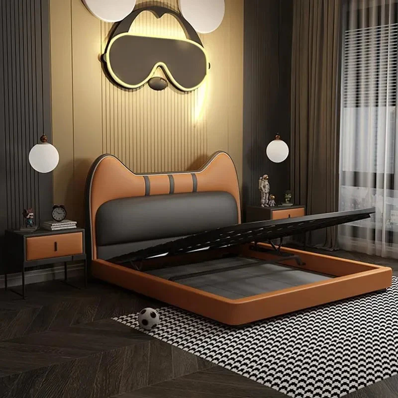 Fancy Cat Leather Modern Kids Bed - Image 6