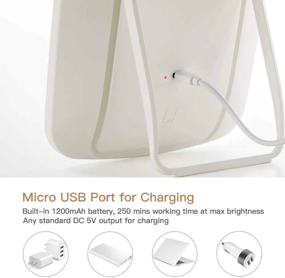 Fancy Portable Led Touch Mirror - Image 4