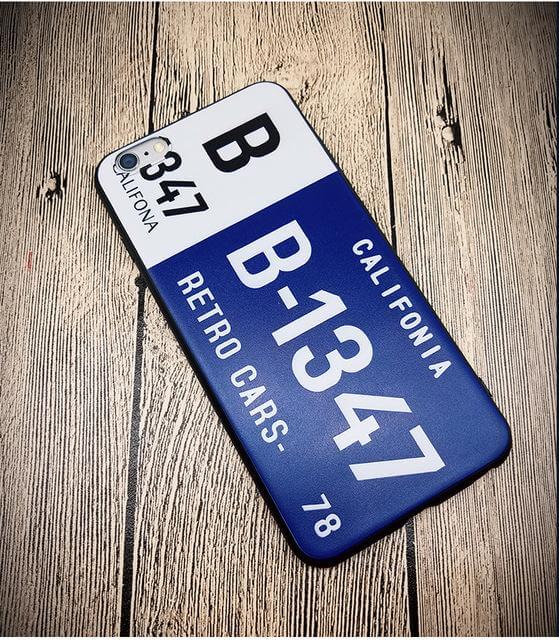 Fashion License Plate Pattern Phone case For Iphone Models - Image 3
