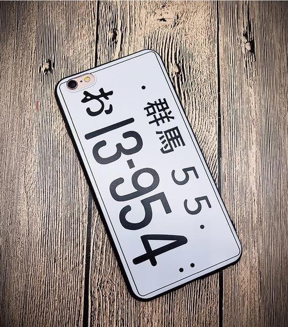 Fashion License Plate Pattern Phone case For Iphone Models - Image 4