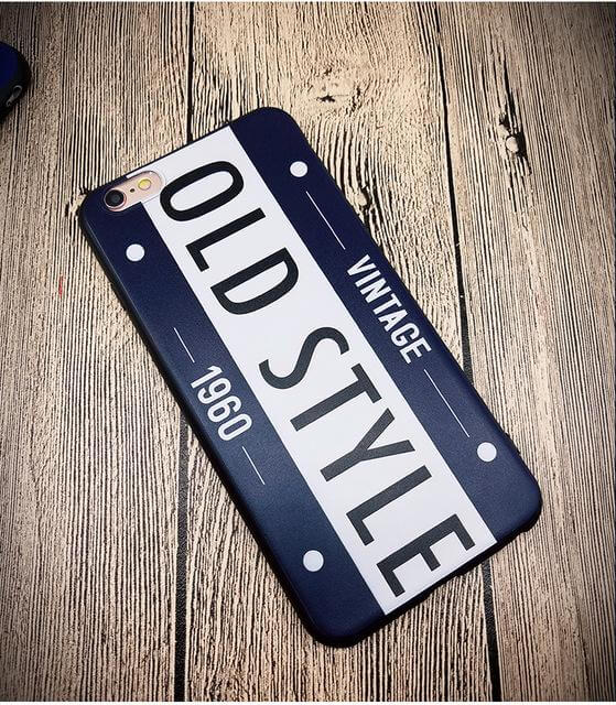 Fashion License Plate Pattern Phone case For Iphone Models - Image 6
