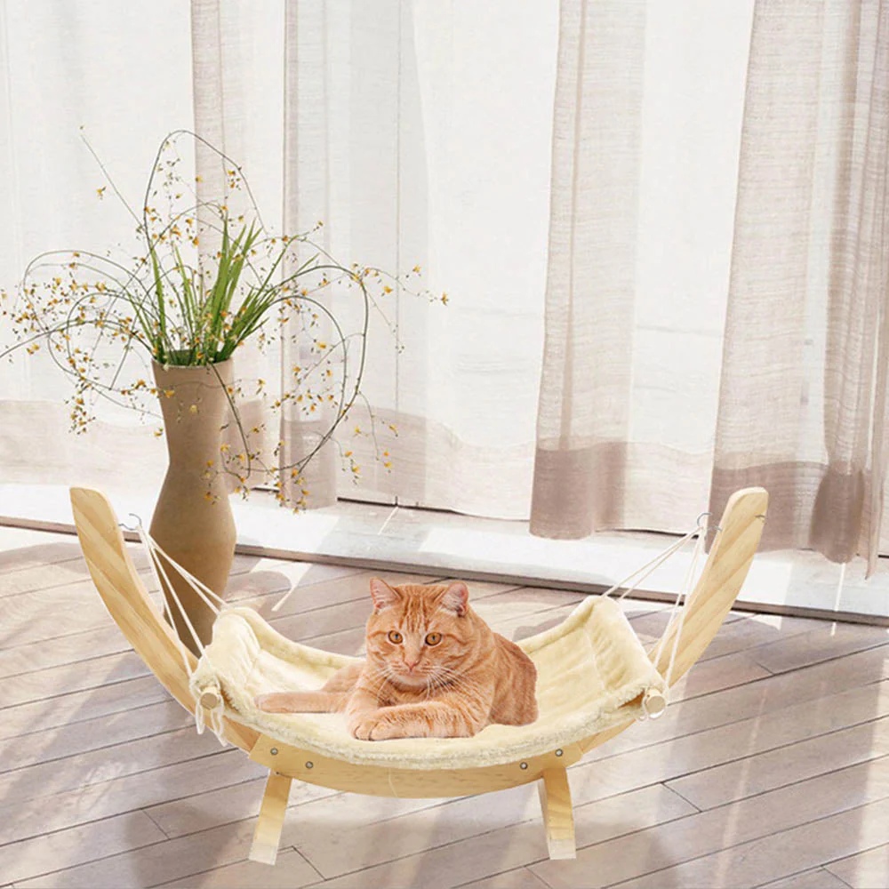 Fashion Wood Cat Hammock - Image 7