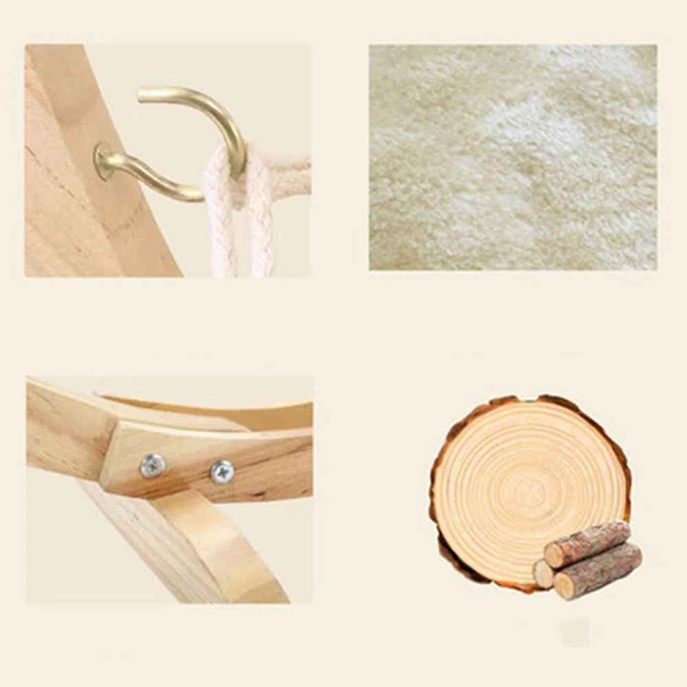 Fashion Wood Cat Hammock - Image 8