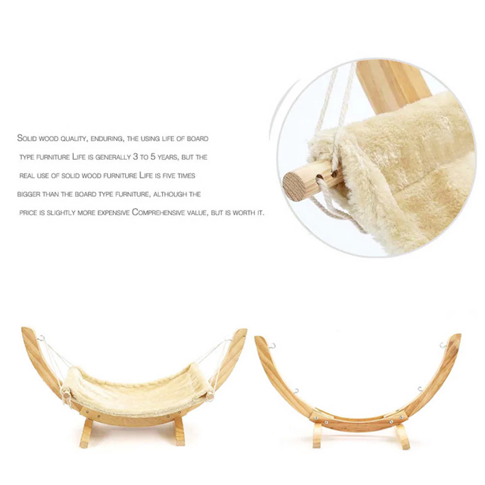 Fashion Wood Cat Hammock - Image 9