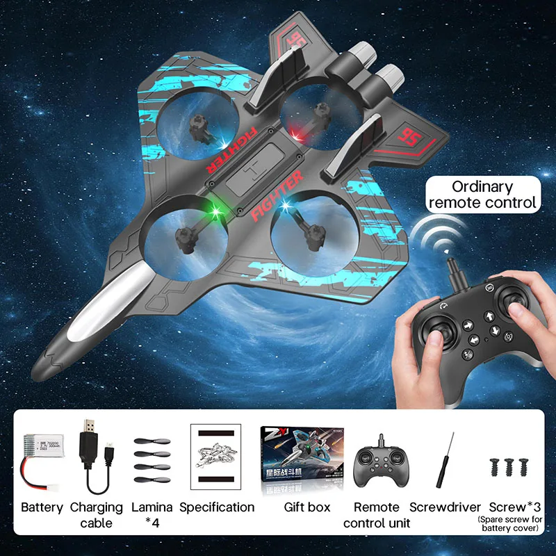 Fighter Stunt Remote Control Foam Jet Plane - Image 7