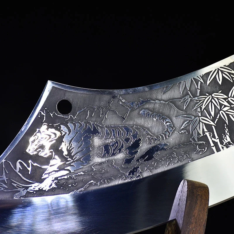 Fighter Tiger Stainless Steel Camping Knife - Image 3