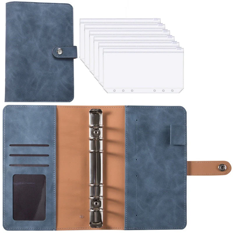 Financial Planner Leather Multi Pocket Bill Organizer Notebook - Image 16