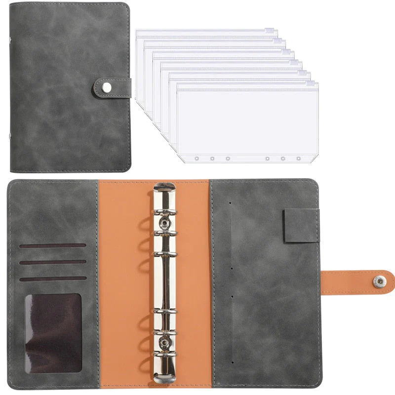 Financial Planner Leather Multi Pocket Bill Organizer Notebook - Image 7