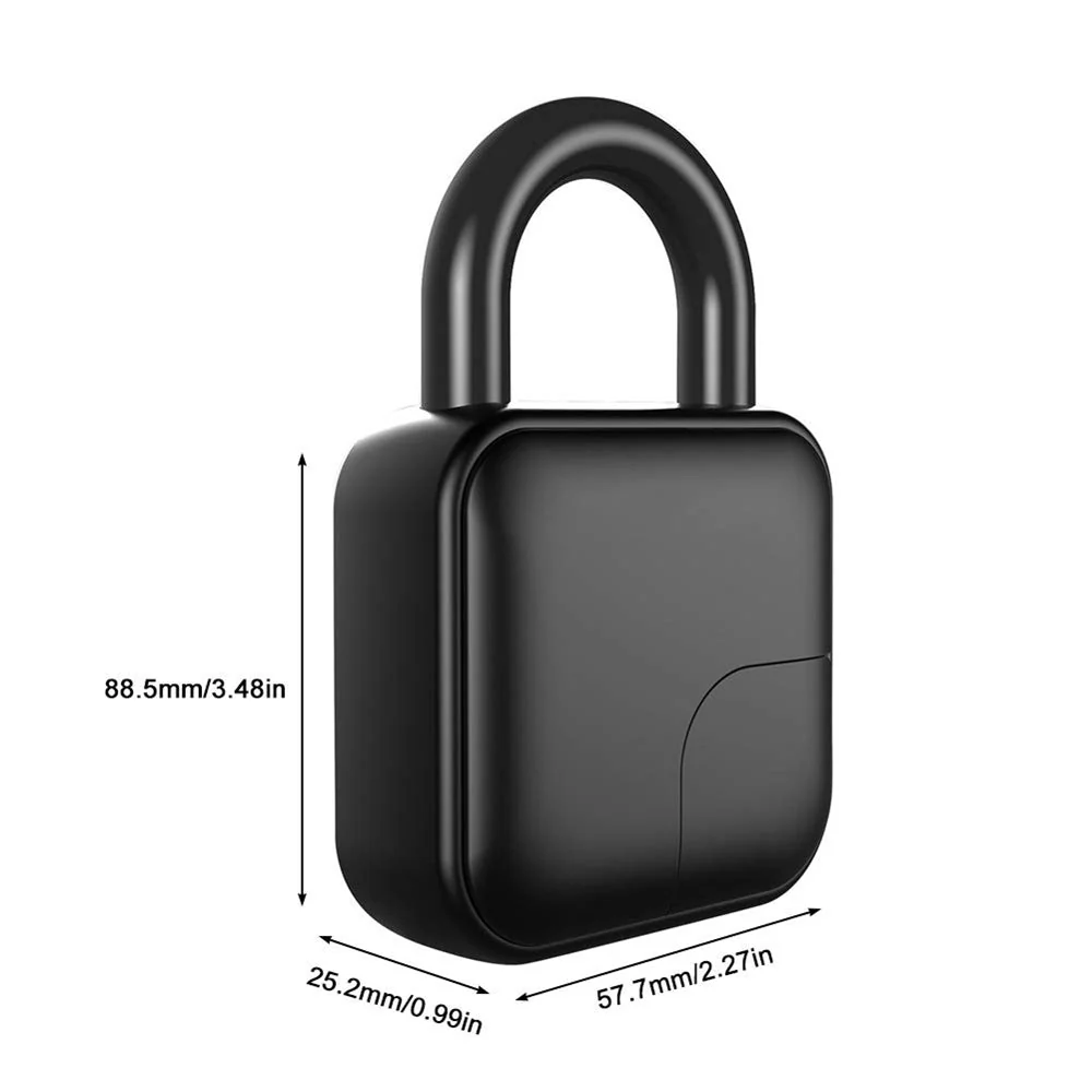 Fingerprint Auto USB Rechargeable Lock - Image 10