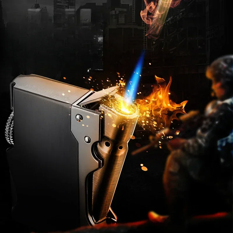 Fire Storm Metal Butane Lighter - Image 2