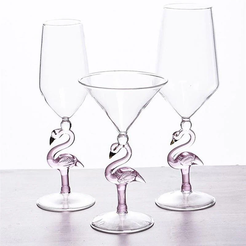 Flamingo Wine Glass - Image 4