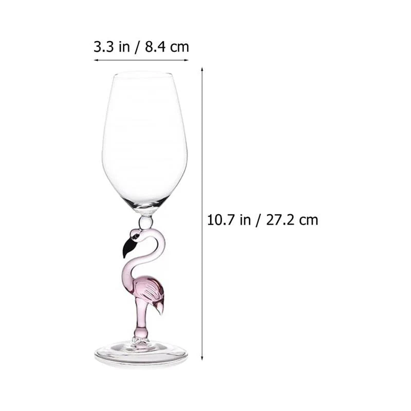 Flamingo Wine Glass - Image 5