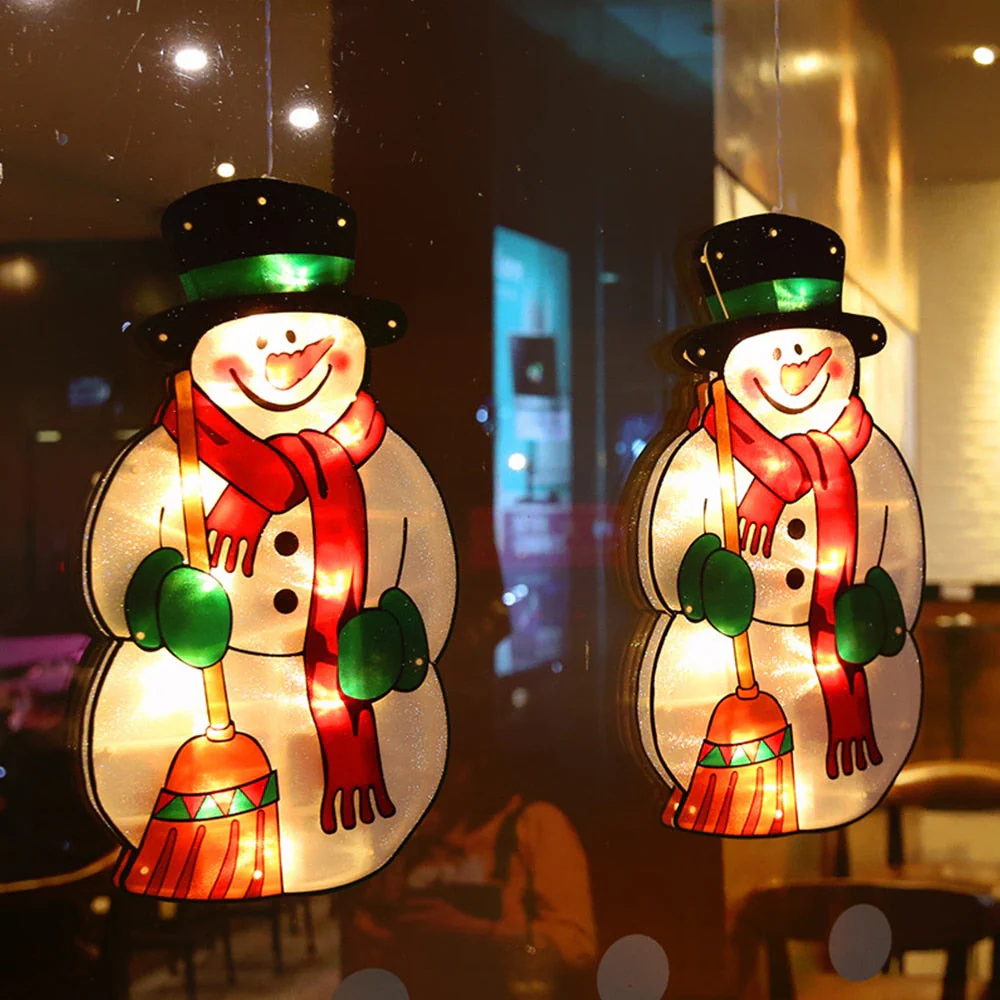 Flashing Christmas Decor Window Hanging Lights - Image 6