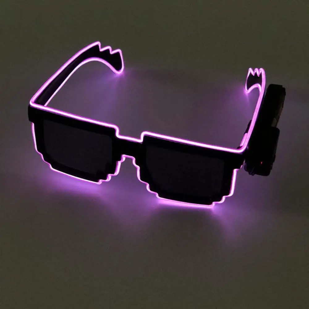 Flashing Luminous 8-Bit Stylish Party Glasses - Image 11