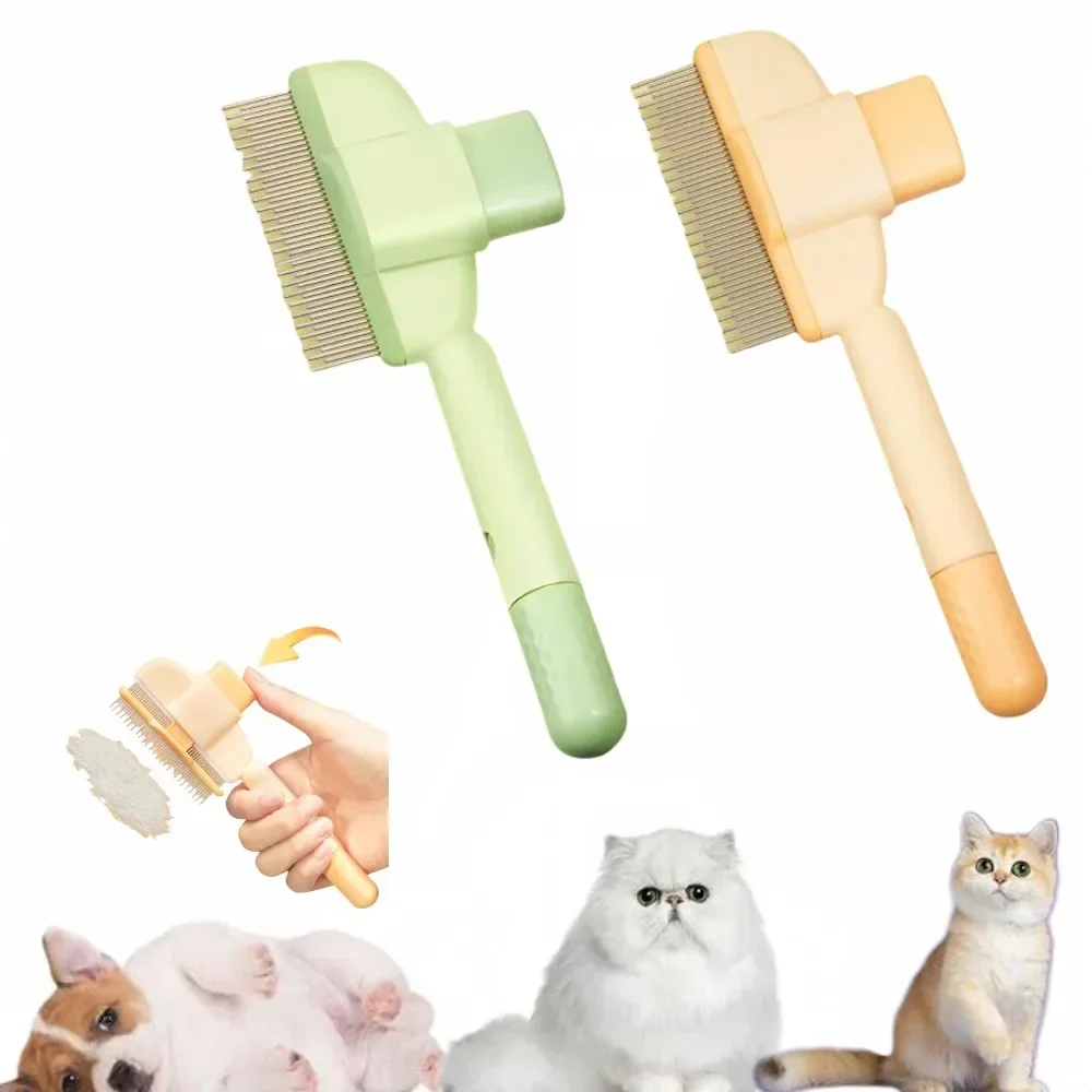 Flea Removal Easy Self-Cleaning Pet Brush - Image 2