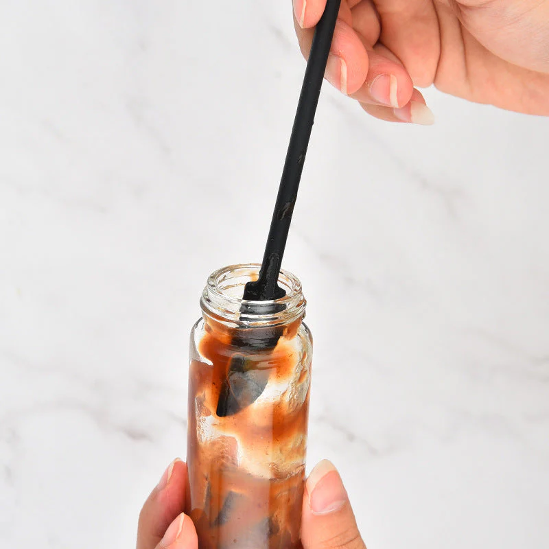 Flexible Long Handle Bottle Scraper Spoon Set - Image 2