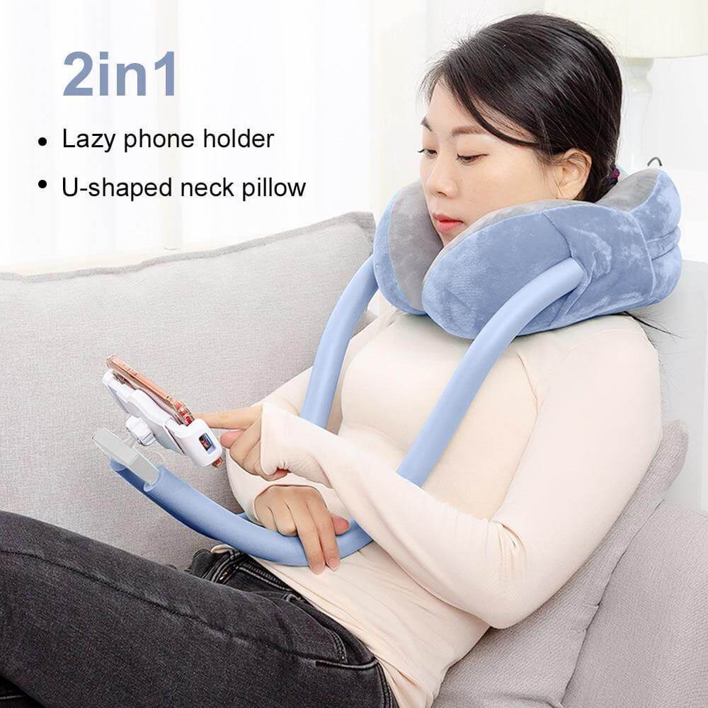 Flexible Phone Holder Neck Pillow - Image 2
