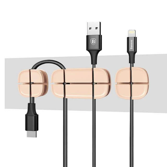 Flexible Silicone USB Cable Organizer - Image 2