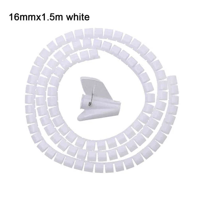 2pcs Flexible Spiral Cable Storage Organizer - Image 3