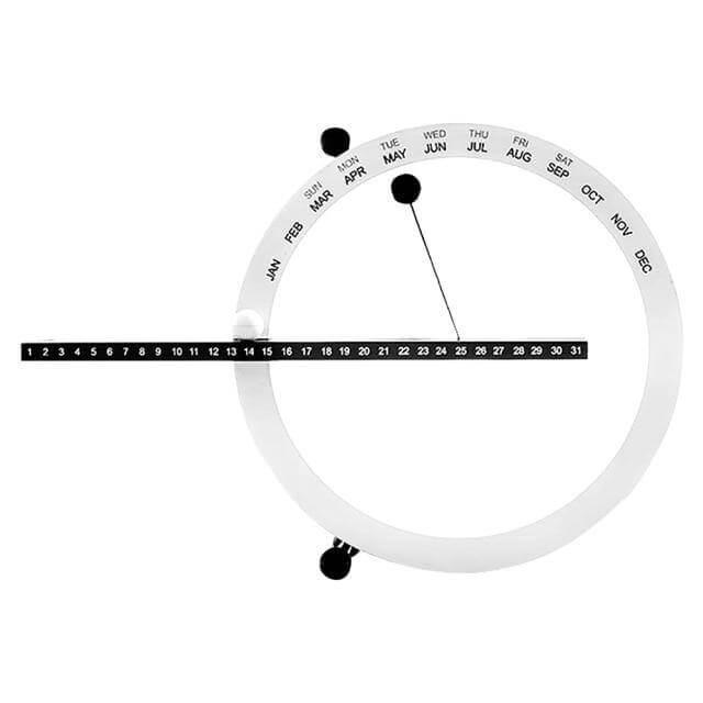 Flip Magnetic Manual Daily Desktop Calendar - Image 10